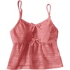 image:imageRoseSeek Girls Boho Bowknot Hollow Out Camisole Tops Spaghetti Strap V Neck Babydoll Crop TopWatermelon Pink