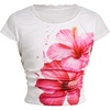 Red Floral White