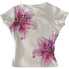 White Floral Pink