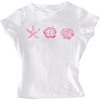 White and Shell Pink