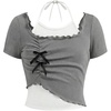 Grey and White