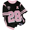 image:imageRoseSeek Girls Jersey Shirts Color Block Number Graphic Tees Short Sleeve Crew Neck Sports T ShirtPink and Black