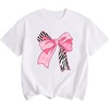 Bow Pink and White