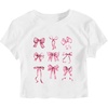 Bow Print White