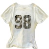 image:imageRoseSeek Girls Number Graphic Tees Camo Print Short Sleeve Casual Summer T ShirtsWhite