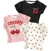 Cherry Black White Pink
