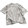 image:imageRoseSeek Mens Camo Baggy T Shirts Short Sleeve Crewneck Drop Shoulder Summer TopsGrey