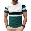 Deep Green and White