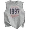 image:imageRoseSeek Mens Number Print Jersey Tank Top Crew Neck Sleeveless Graphic Vest TopsLight Grey