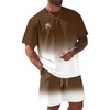 Brown and White