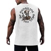 image:imageRoseSeek Mens Skull Graphic Summer Tank Tops Crew Neck Gym Workout Funny Sleeveless Tee Shirts for MensPure White