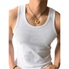 image:imageRoseSeek Mens Sleeveless Tank Tops Ribbed Knit Scoop Neck Tank Undershirt Workout Gym Muscle Tank TShirtWhite