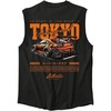 image:imageRoseSeek Retro Graphic Tank Top for Men Crew Neck Summer Sleeveless Tops Hippop StreetwearBlack and Orange