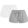 Grey and White