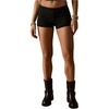 image:imageRoseSeek Womens Low Rise Booty Shorts Elastic Waist Skinny Y2K Mini Shorts Hot Pants StreetwearBlack