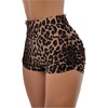 image:imageRoseSeek Womens Micro Shorts Elastic Waist Skinny Mini Shorts Casual Low Rise Y2K Shorts LoungeCheetah Brown