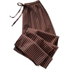 image:imageRoseSeek Womens Polka Dots Wide Leg Pants Drawstring High Waisted Baggy Pants Casual TrousersMulticolor Brown