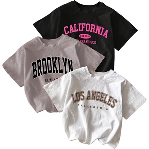 image:imageRoseSeek Girls 3 Packs T Shirts Set Letter Graphic Tees Short Sleeve Crew Neck Summer Tee ShirtBlack White Grey