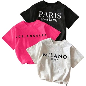 image:imageRoseSeek Girls 3 Packs T Shirts Set Letter Graphic Tees Short Sleeve Crew Neck Summer Tee ShirtHot Pink