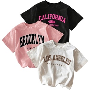 image:imageRoseSeek Girls 3 Packs T Shirts Set Letter Graphic Tees Short Sleeve Crew Neck Summer Tee ShirtMulticolor