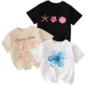 image:imageRoseSeek Girls Bow Cherry Graphic Tees Short Sleeve Crewneck Cute T Shirts Tops for Teens Summer TopsBlack Beige White