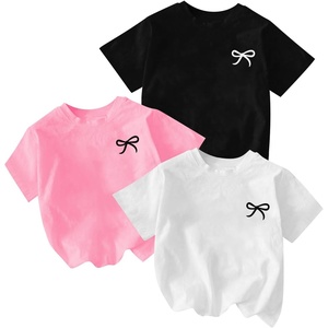 image:imageRoseSeek Girls Bow Cherry Graphic Tees Short Sleeve Crewneck Cute T Shirts Tops for Teens Summer TopsWhite Pink Black