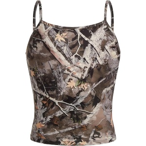 image:imageRoseSeek Girls Camo Graphic Camisole Tops Spaghetti Strap Vintage Summer Crop Tank Tops TrendyMulti Camo