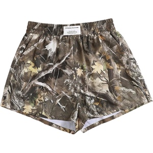 image:imageRoseSeek Girls Camo Shorts Letter Patched Elastic Waist Summer Shorts with PocketsArmy Green