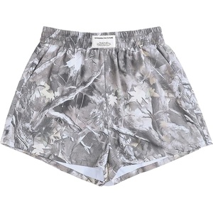 image:imageRoseSeek Girls Camo Shorts Letter Patched Elastic Waist Summer Shorts with PocketsLight Grey