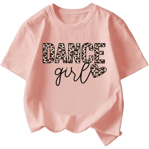 image:imageRoseSeek Girls Cherry Leopard Shirt Short Sleeve Loose Cute Summer T Shirt Trendy Aesthetic Baggy TopsCheetah Pink
