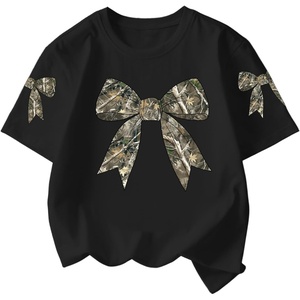 image:imageRoseSeek Girls Cherry Leopard Shirt Short Sleeve Loose Cute Summer T Shirt Trendy Aesthetic Baggy TopsPrint Black