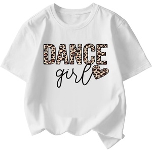 image:imageRoseSeek Girls Cherry Leopard Shirt Short Sleeve Loose Cute Summer T Shirt Trendy Aesthetic Baggy TopsSoft White