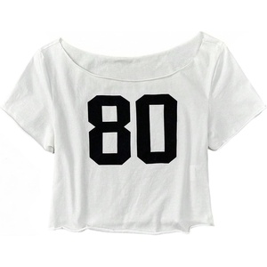 image:imageRoseSeek Girls Graphic Tees Off The Shoulder Tops Short Sleeve Jersey Shirts Y2K Crop TopsWhite