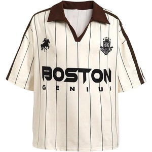 image:imageRoseSeek Girls Leopard Bows Graphic Tees Oversized Football Jersey Mesh Color Block Short Sleeve T ShirtApricot Brown