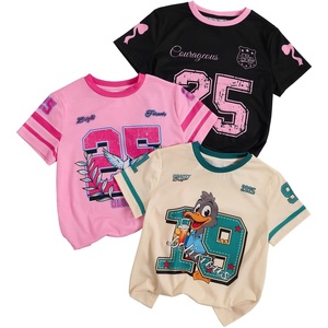 image:imageRoseSeek Girls Shirts 3 Packs Star Butterfly Graphic Tees Crew Neck Short Sleeve T Shirt Casual TopsBlack Beige Pink