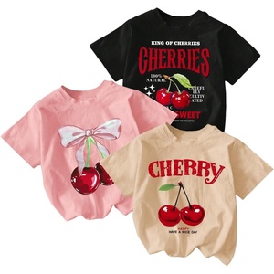 image:imageRoseSeek Girls Shirts 3 Packs Star Butterfly Graphic Tees Crew Neck Short Sleeve T Shirt Casual TopsFruits Multicolor