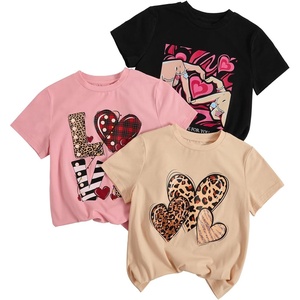 image:imageRoseSeek Girls Shirts 3 Packs Star Butterfly Graphic Tees Crew Neck Short Sleeve T Shirt Casual TopsPink Beige Black