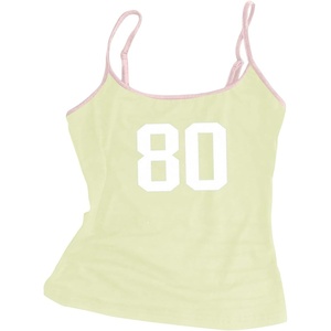 image:imageRoseSeek Girls Sleeveless Jersey Shirts Number Graphic Camisole Tops Workout Sports Y2K TopApricot