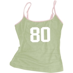 image:imageRoseSeek Girls Sleeveless Jersey Shirts Number Graphic Camisole Tops Workout Sports Y2K TopGreen