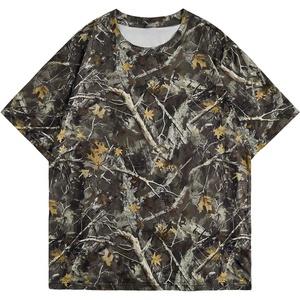 image:imageRoseSeek Mens Big and Tall Camo Shirt for Men Short Sleeve Y2k Camouflage Hunting T Shirt Graphic TeesMulti Brown