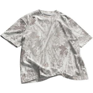 image:imageRoseSeek Mens Camo Baggy T Shirts Short Sleeve Crewneck Drop Shoulder Summer TopsGrey