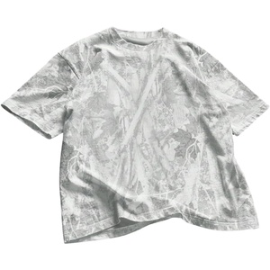 image:imageRoseSeek Mens Camo Baggy T Shirts Short Sleeve Crewneck Drop Shoulder Summer TopsLight Grey