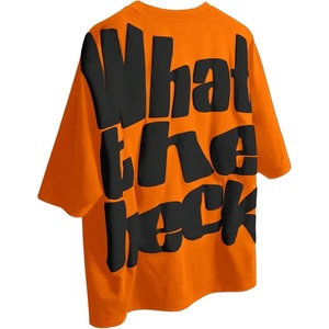 image:imageRoseSeek Mens Cartoon Graphic Tees Crew Neck Sleeve T Shirts Baggy Drop Shoulder Summer Tops StreetwearOrange
