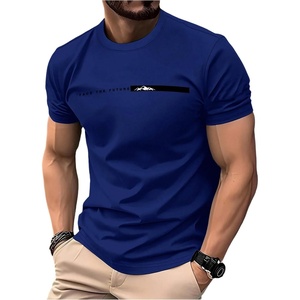 image:imageRoseSeek Mens Color Block Short Sleeve Tee Shirts Casual Crewneck T Shirt Trendy Summer TopsBlue