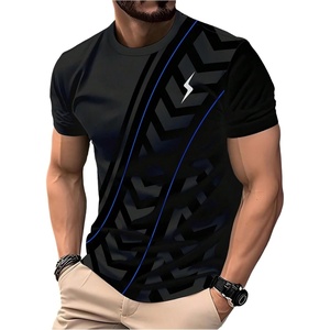 image:imageRoseSeek Mens Color Block Short Sleeve Tee Shirts Casual Crewneck T Shirt Trendy Summer TopsFlash Black