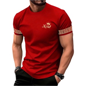 image:imageRoseSeek Mens Color Block Short Sleeve Tee Shirts Casual Crewneck T Shirt Trendy Summer TopsMulticolor Red