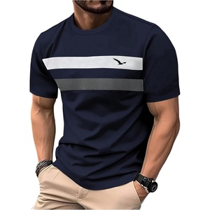 image:imageRoseSeek Mens Color Block Short Sleeve Tee Shirts Casual Crewneck T Shirt Trendy Summer TopsRoyal Blue
