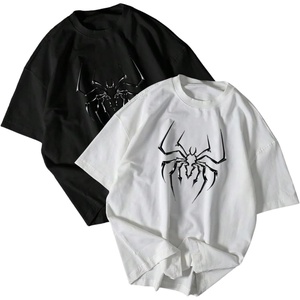 image:imageRoseSeek Mens Graphic Tees Crew Neck Short Sleeve T Shirts Summer Casual StreetwearGraphic Black and White