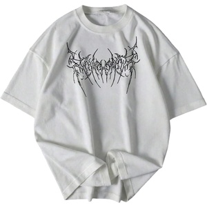 image:imageRoseSeek Mens Graphic Tees Crew Neck Short Sleeve T Shirts Summer Casual StreetwearWhite