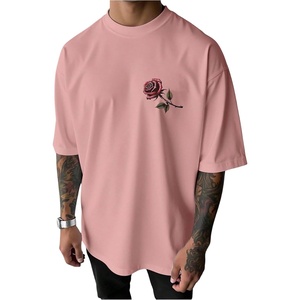 image:imageRoseSeek Mens Letter Graphic Tees Short Sleeve T Shirts Casual Streetwear  Crew Neck Short Sleeve Casual StreetwearPink